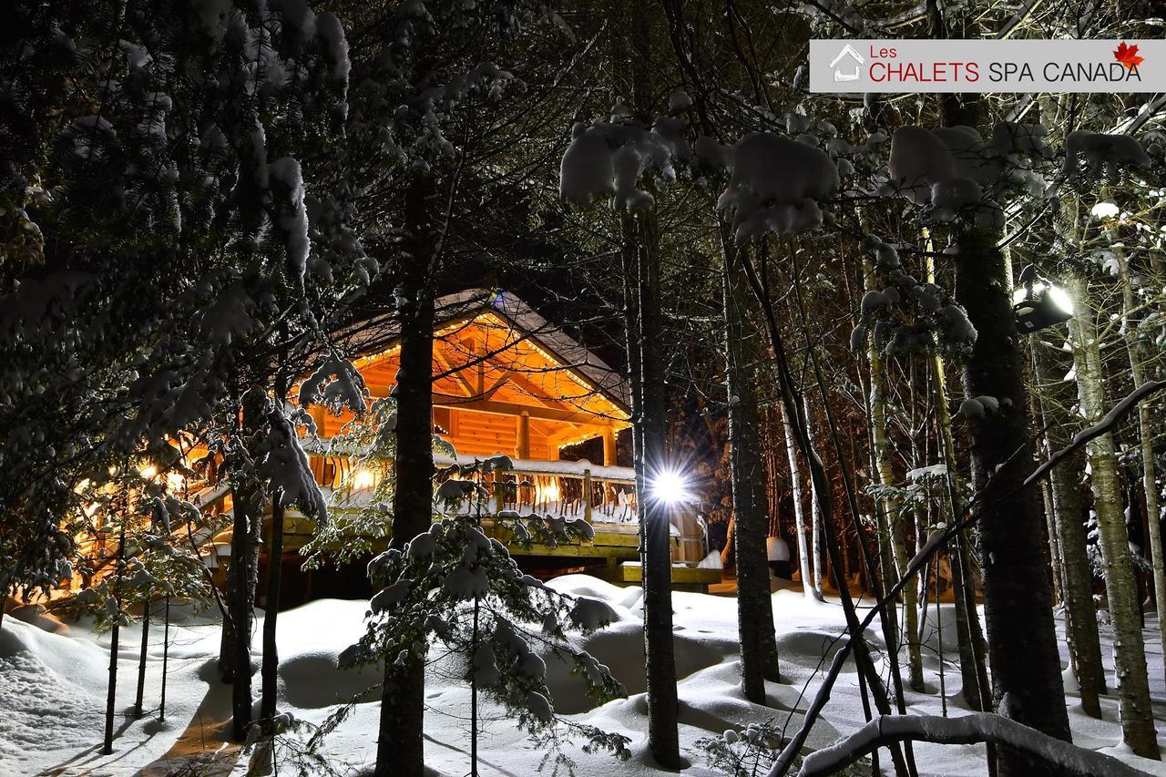 Le Bivouac - Les Chalets Spa Canada ラ・マルベー エクステリア 写真